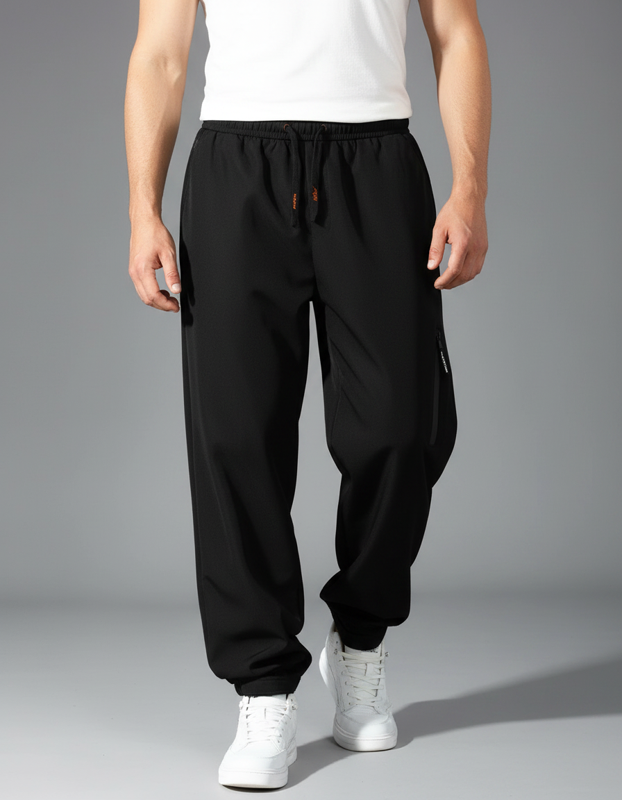 Pantalon Survetement Noir - Polyester