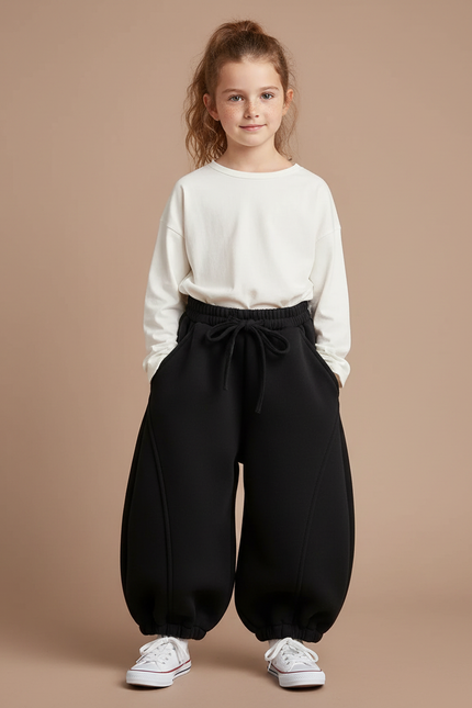 Pantalon Ballon Noir - Molleton