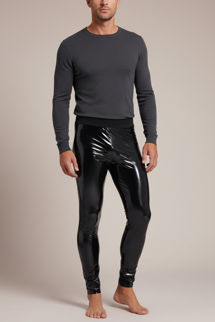 Pantalon Noir Latex - Simili cuir