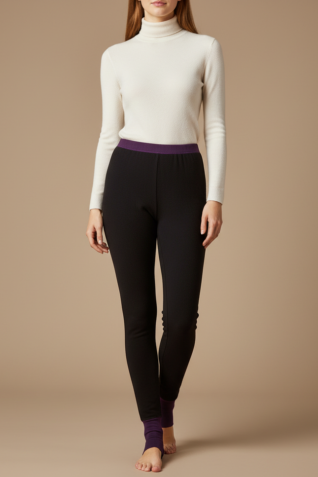 Pantalon Laine Femme Noir