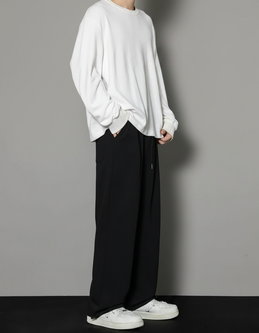 Pantalon Noir 2b0b - Polyester