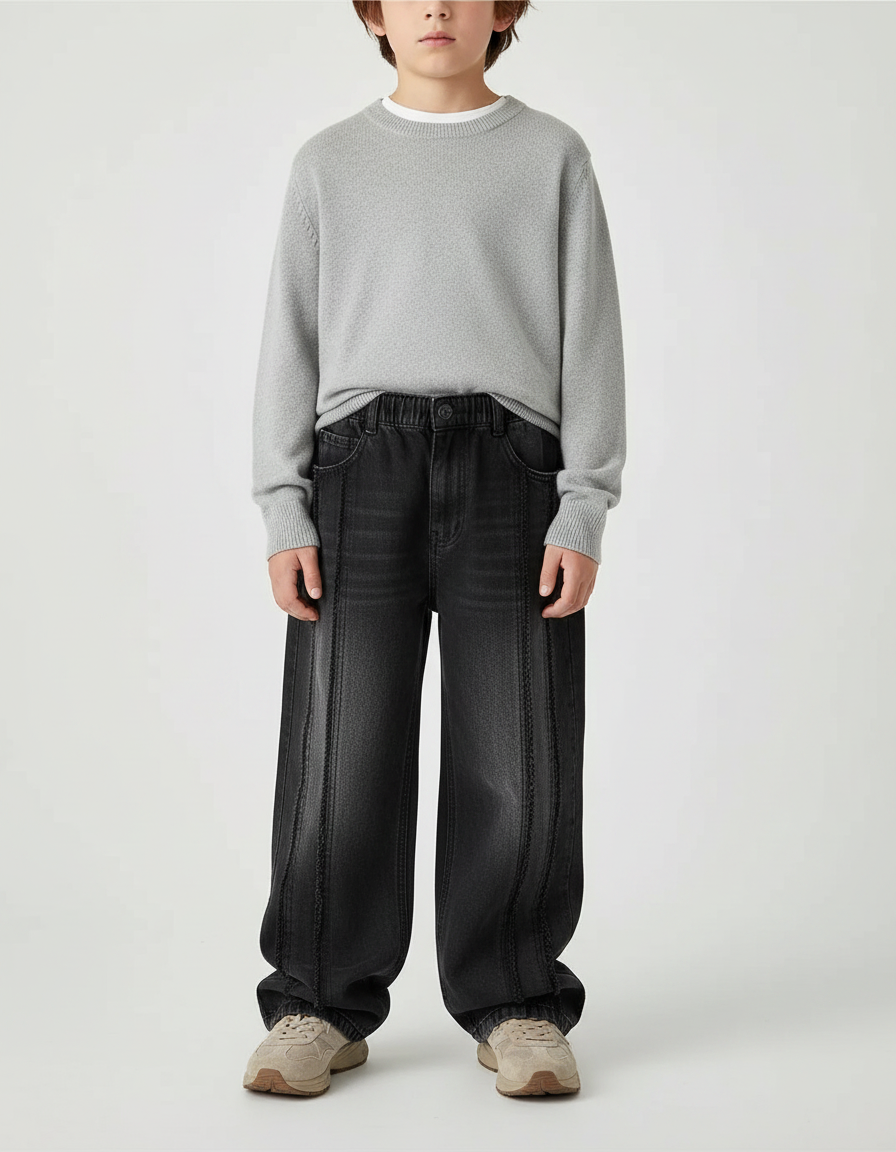 Pantalon Noir Jeans