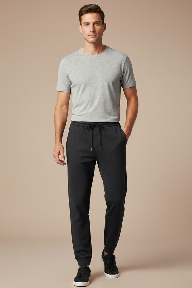 Pantalon Jogging Noir - Molleton
