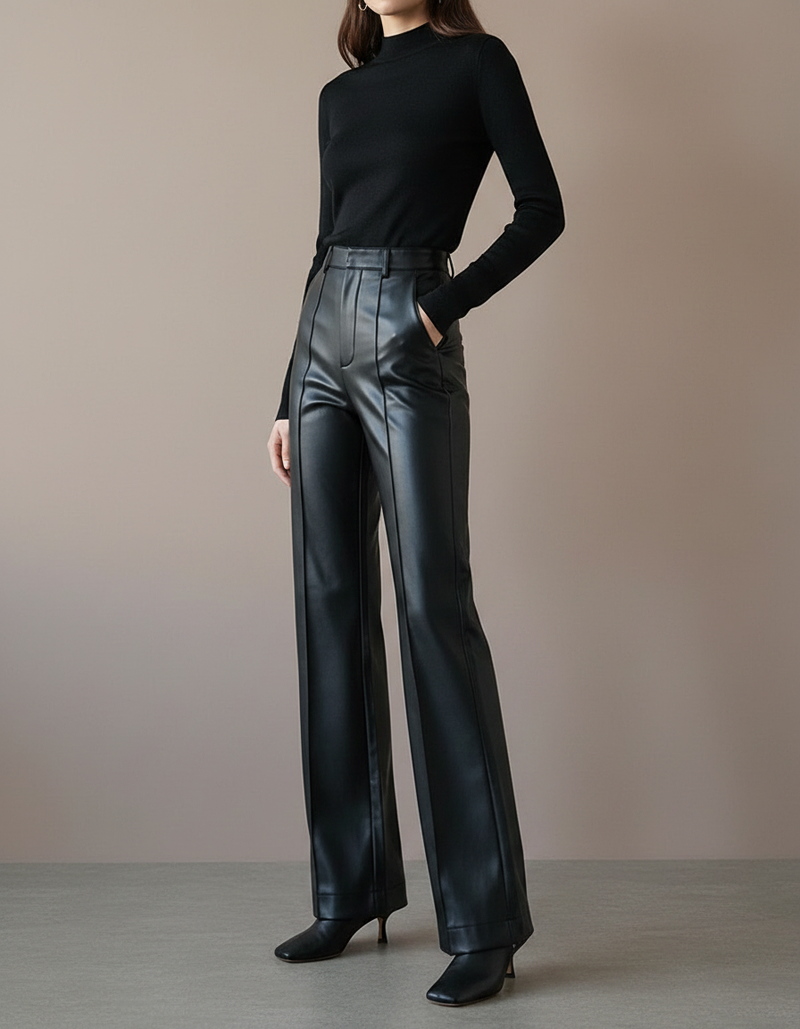 Pantalon Noir Femme