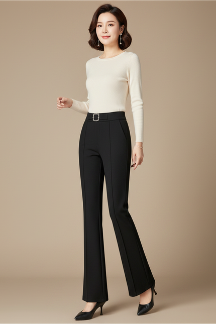 Pantalon Noir 328e - Polyester