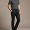 Pantalon Noir Rayé Homme Slim Élégant Formel - Gabardine