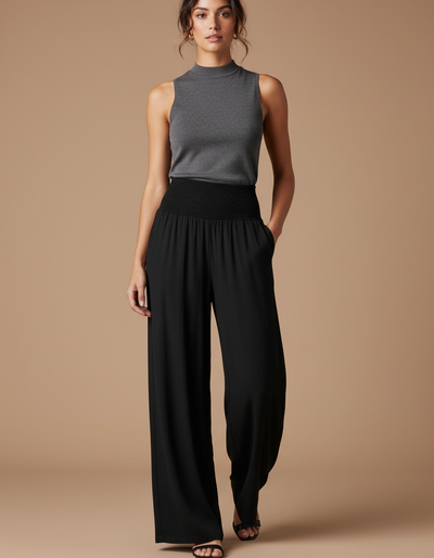 Pantalon Noir Femme Été