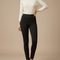 Pantalon Noir Moulant Extensible Taille Haute Femme - Polyester