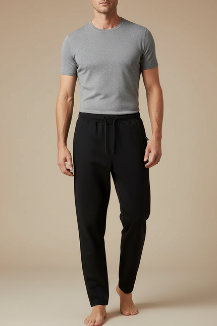 Pantalon Survetement Noir Homme - Molleton
