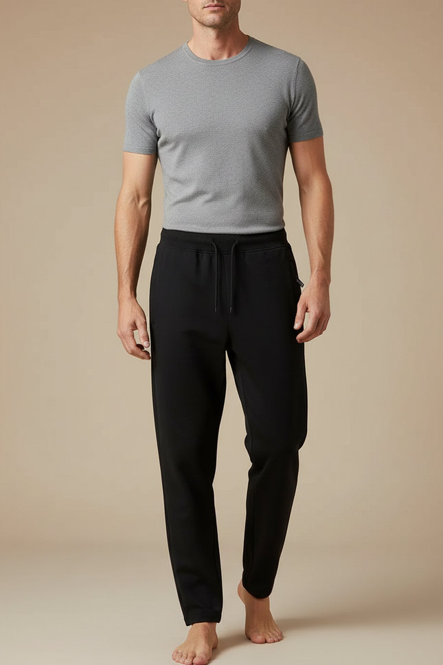 Pantalon Survetement Noir Homme - Molleton
