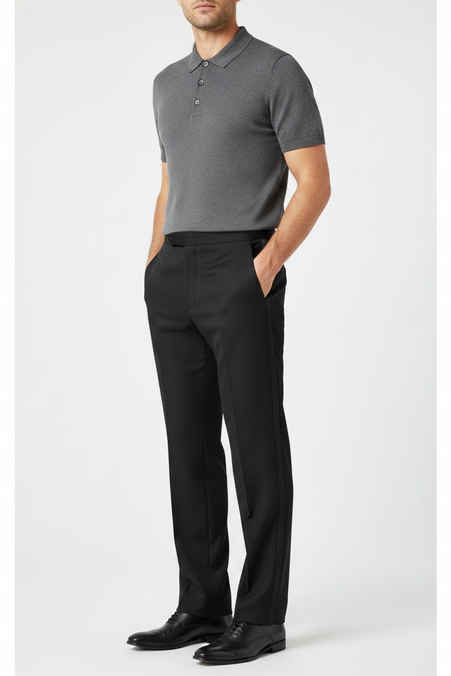 Pantalon Smoking Noir Homme - Polyester