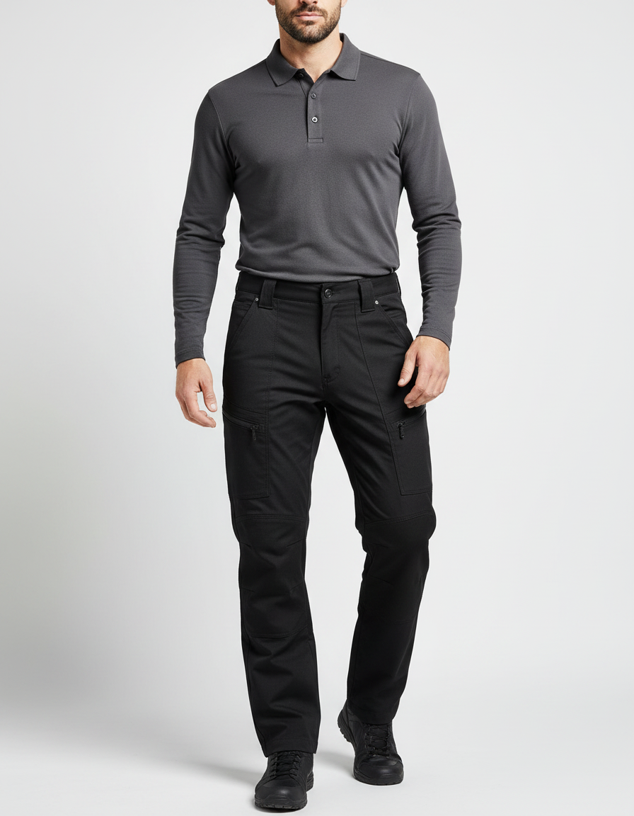 Pantalon Randonnée Noir - Polyester