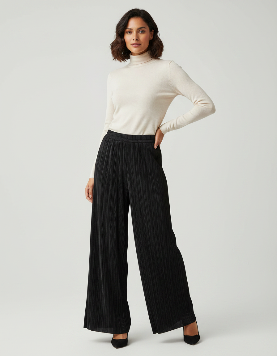 Pantalon Noir B90e - Polyester
