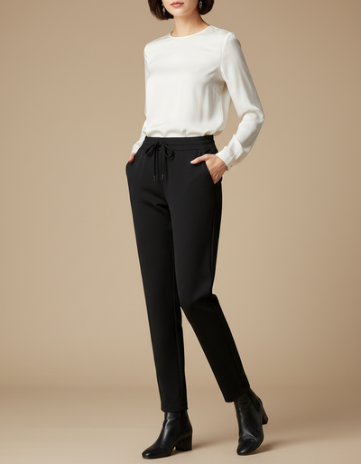 Pantalon Noir Femme Jogging