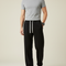 Pantalon Noir Homme Large Coton Décontracté Confortable - Molleton