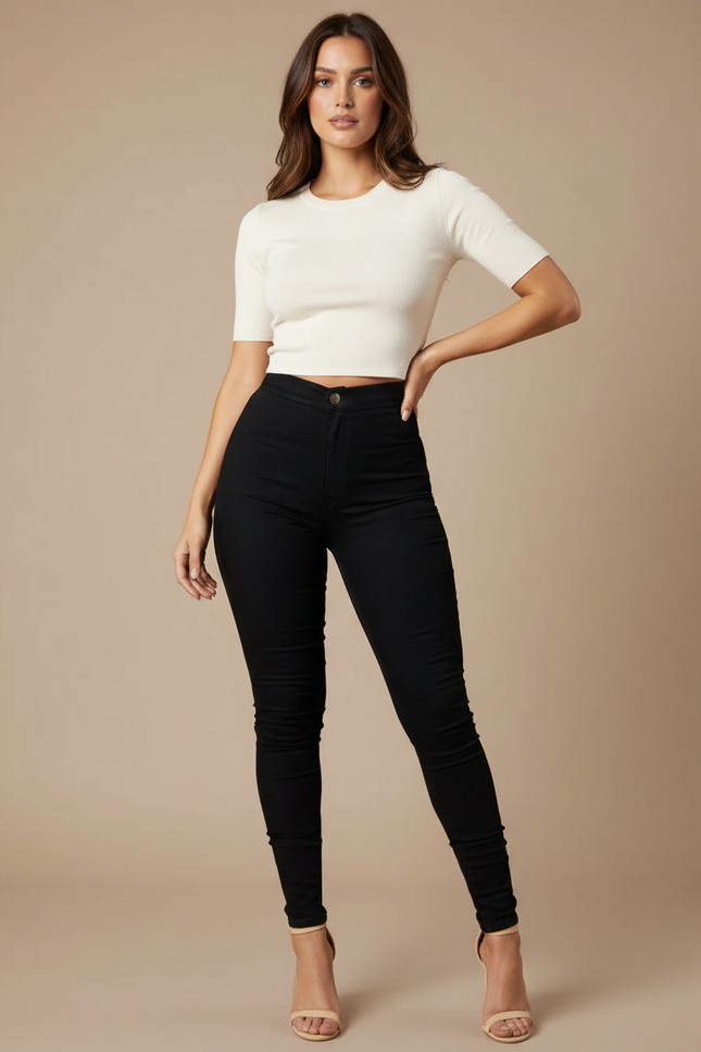 Pantalon Skinny Noir - Jean