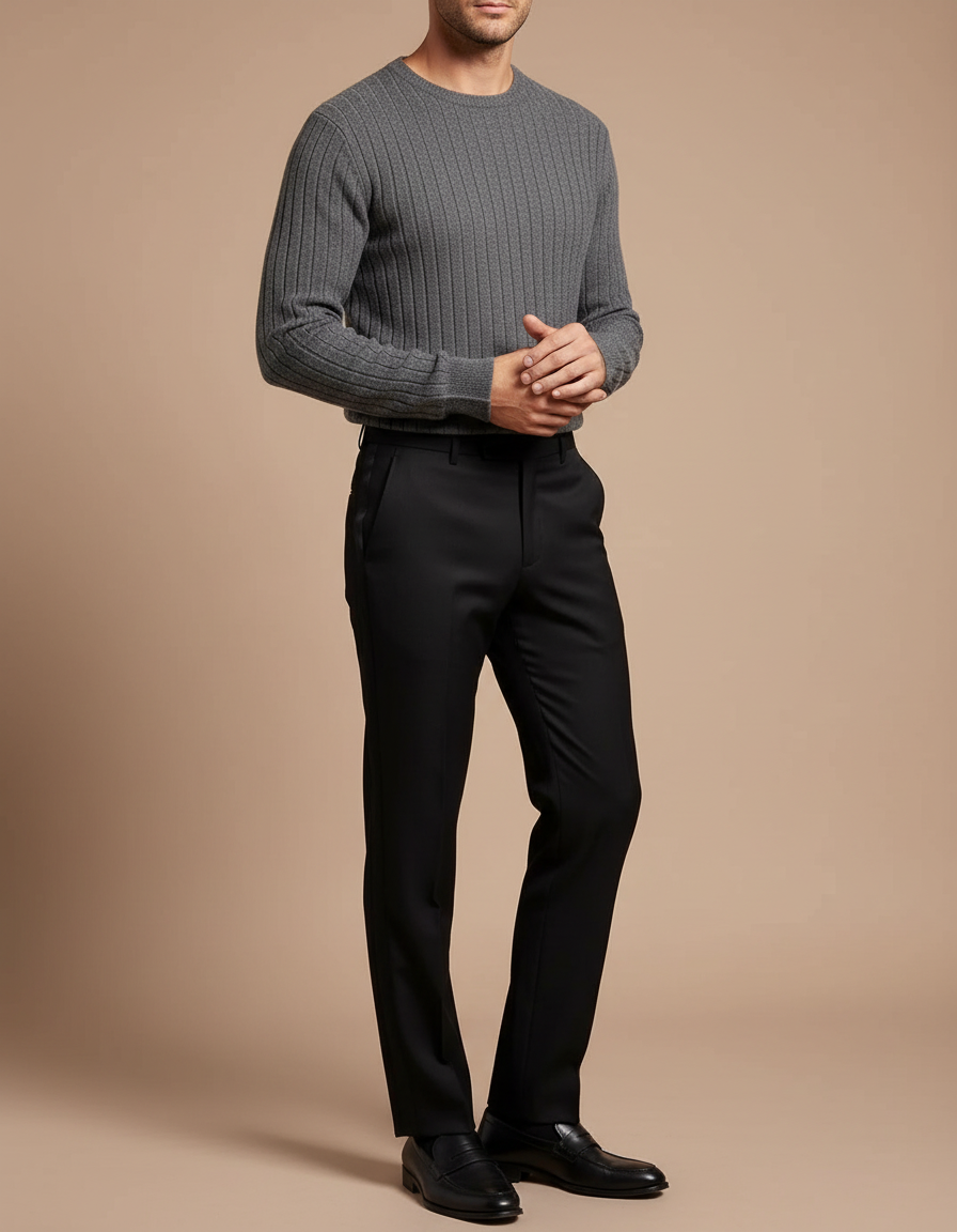 Pantalon Smoking Noir - Laine