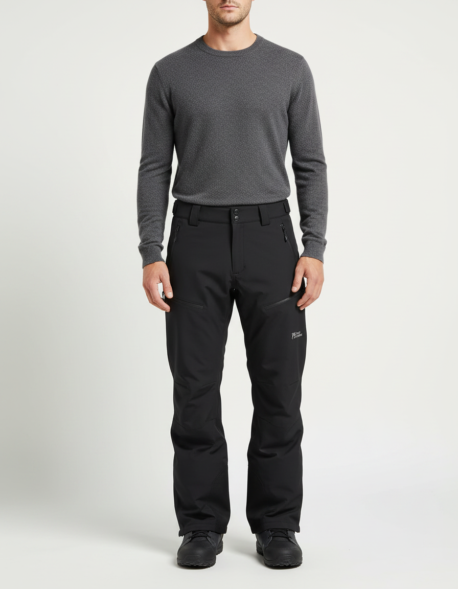 Pantalon Snowboard Noir - Polyester