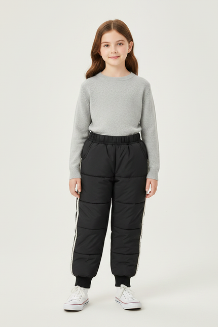 Pantalon Noir De Ski - Polyester
