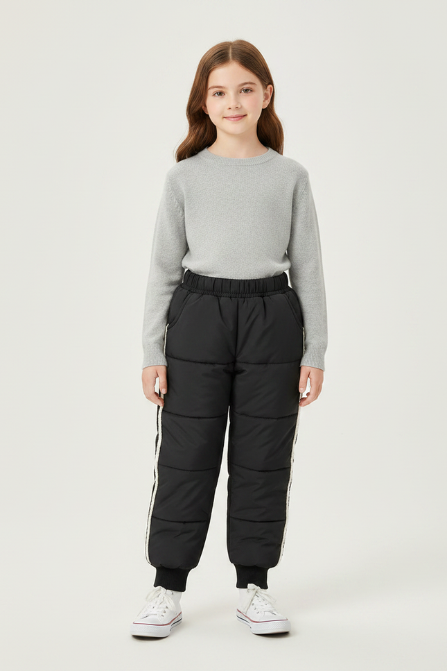 Pantalon Noir De Ski - Polyester