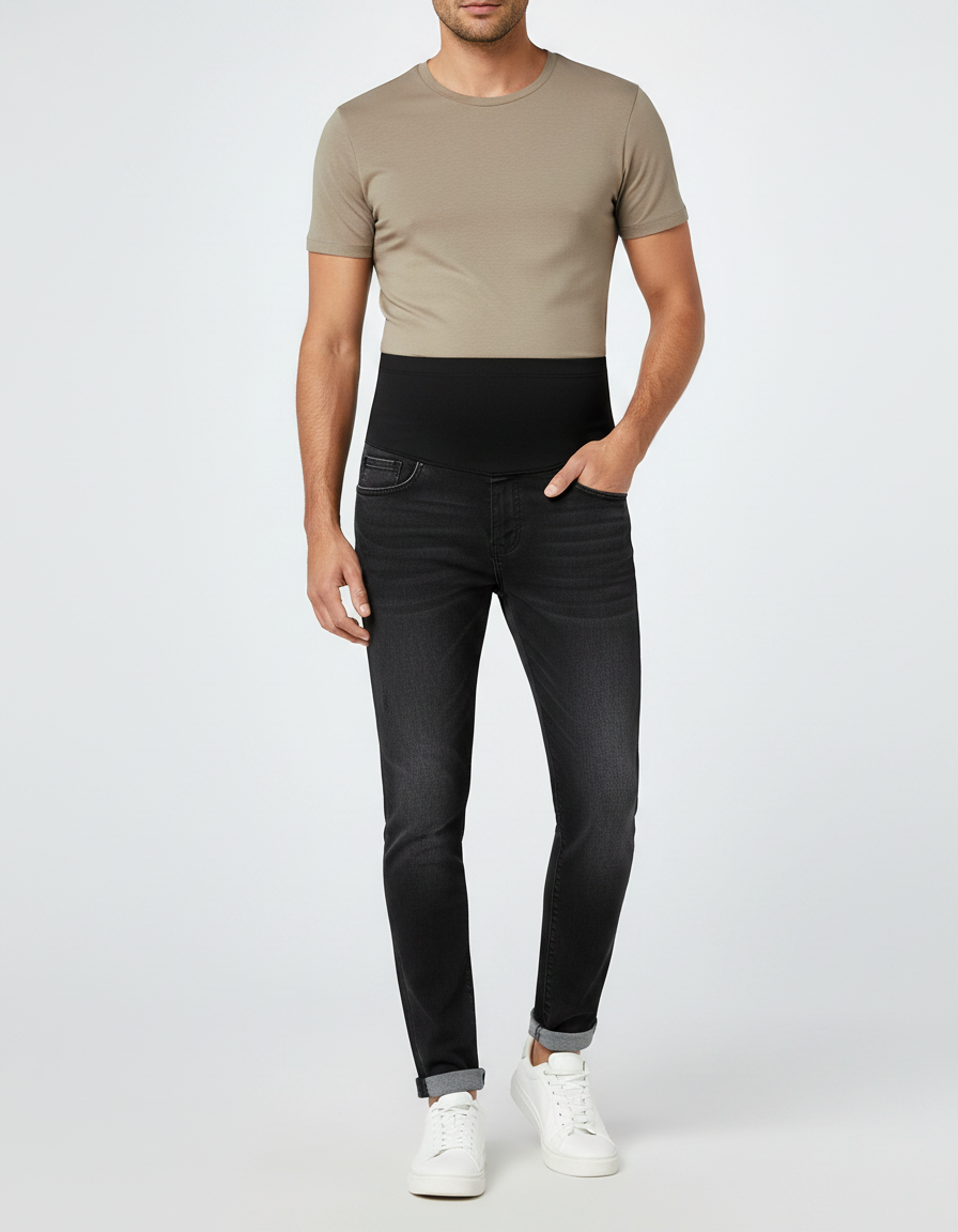 Pantalon Noir De Grossesse - Jean