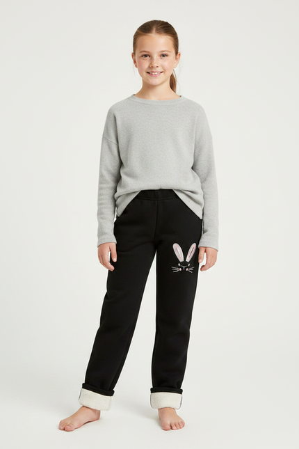 Pantalon Pyjama Noir - Molleton