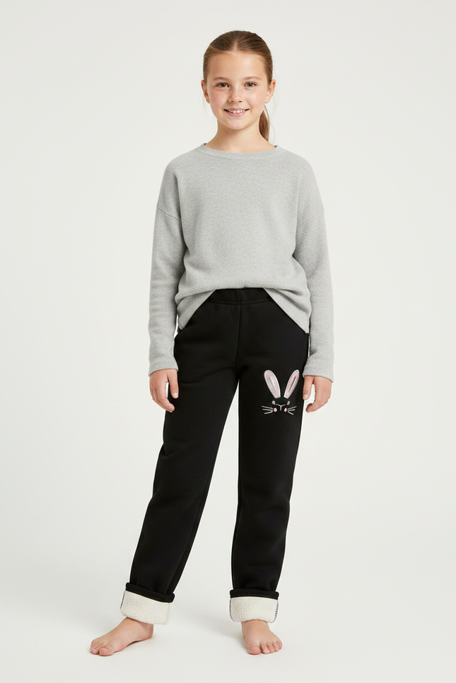 Pantalon Pyjama Noir - Molleton