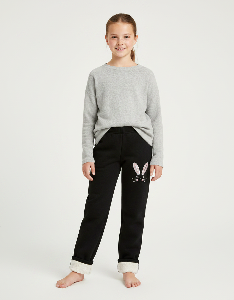 Pantalon Pyjama Noir - Molleton