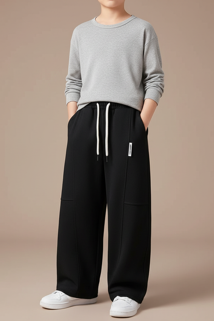 Pantalon En Toile Noir - Molleton