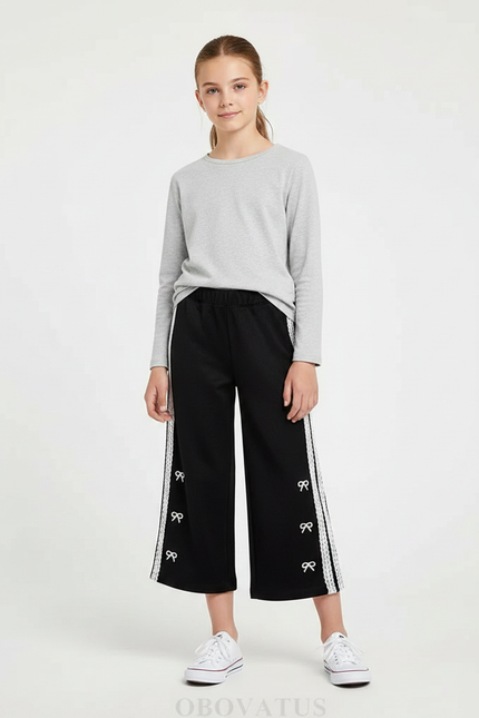 Pantalon Noir Blanc - Molleton