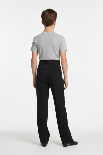 Pantalon Noir Danse Ballroom Garçon Élégant - Polyester - vue 2