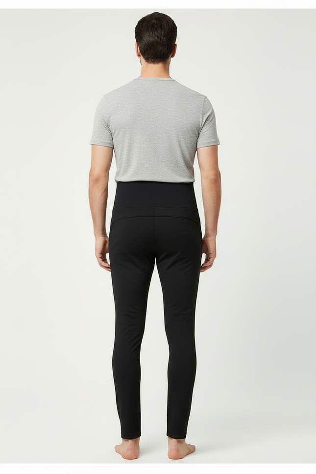 Pantalon Noir Slim Sport Homme Confortable Yoga - Polyester - vue 2