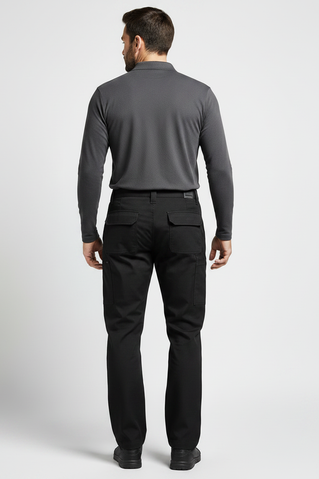 Pantalon Randonnée Noir - Polyester - vue 2
