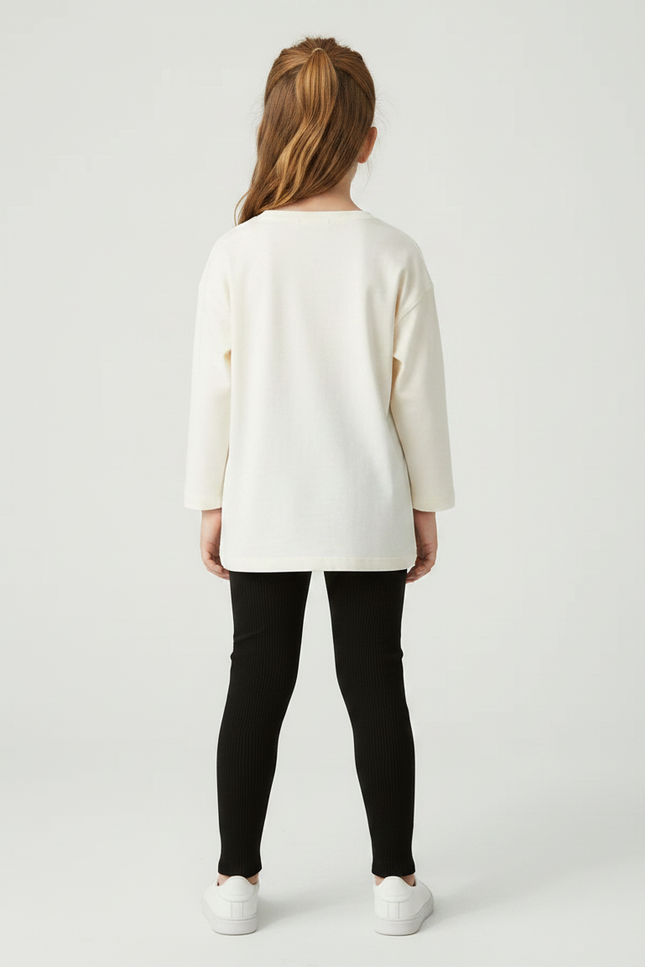 Pantalon Noir Skinny - Maille - vue 2