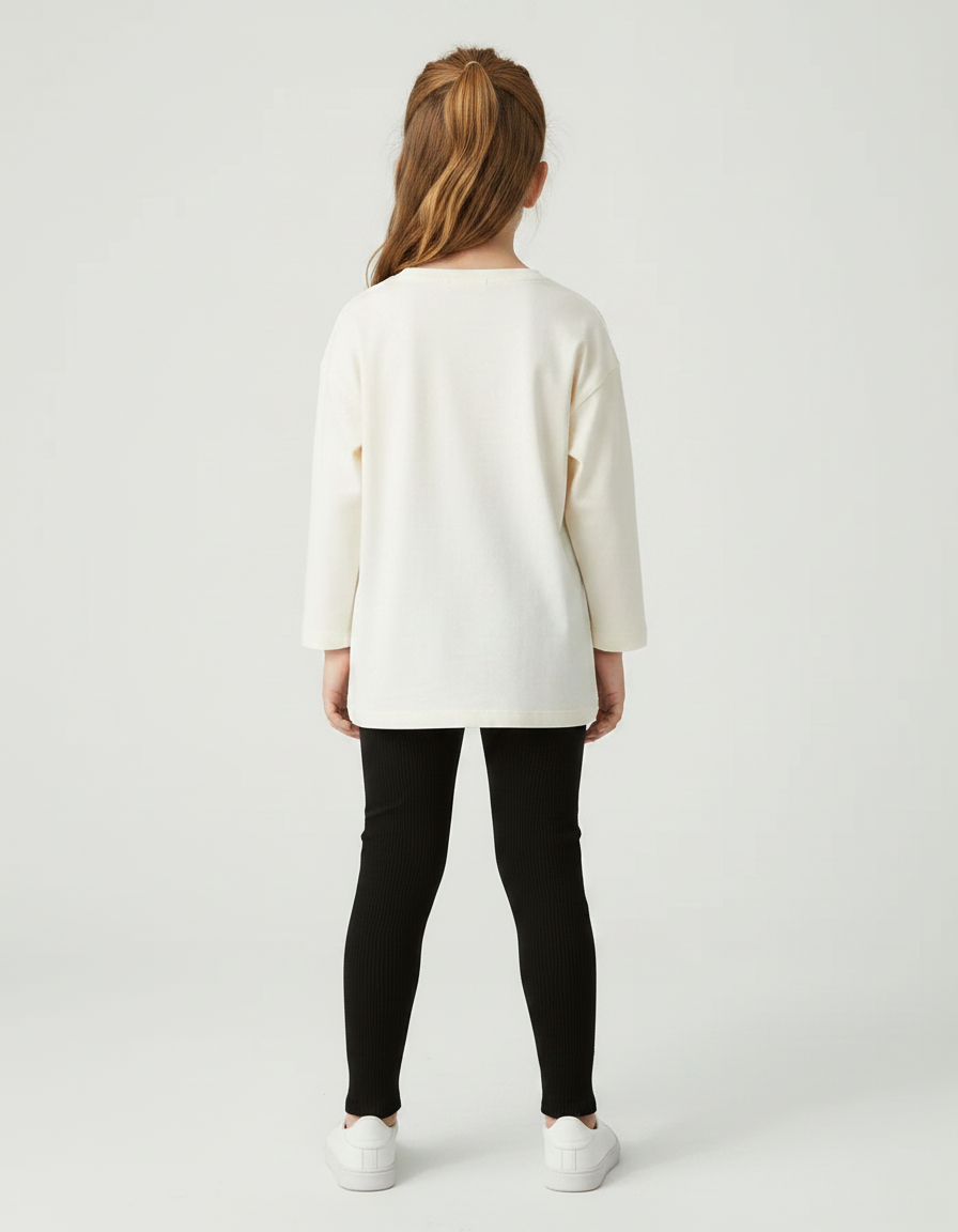 Pantalon Noir Skinny - Maille - vue 2