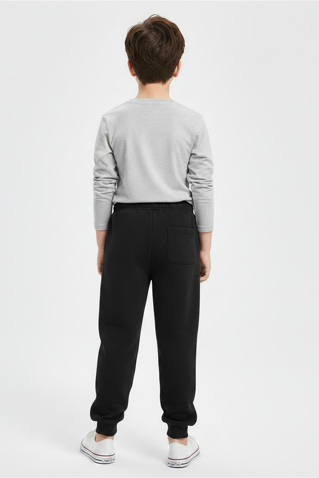 Pantalon Swat Noir - Molleton - vue 2