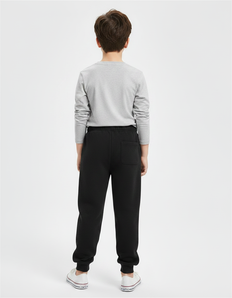 Pantalon Swat Noir - Molleton - vue 2