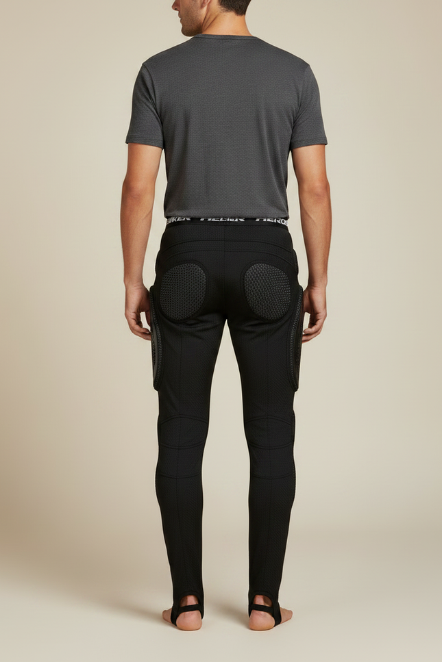 Pantalon Motocross Noir - Maille - vue 2