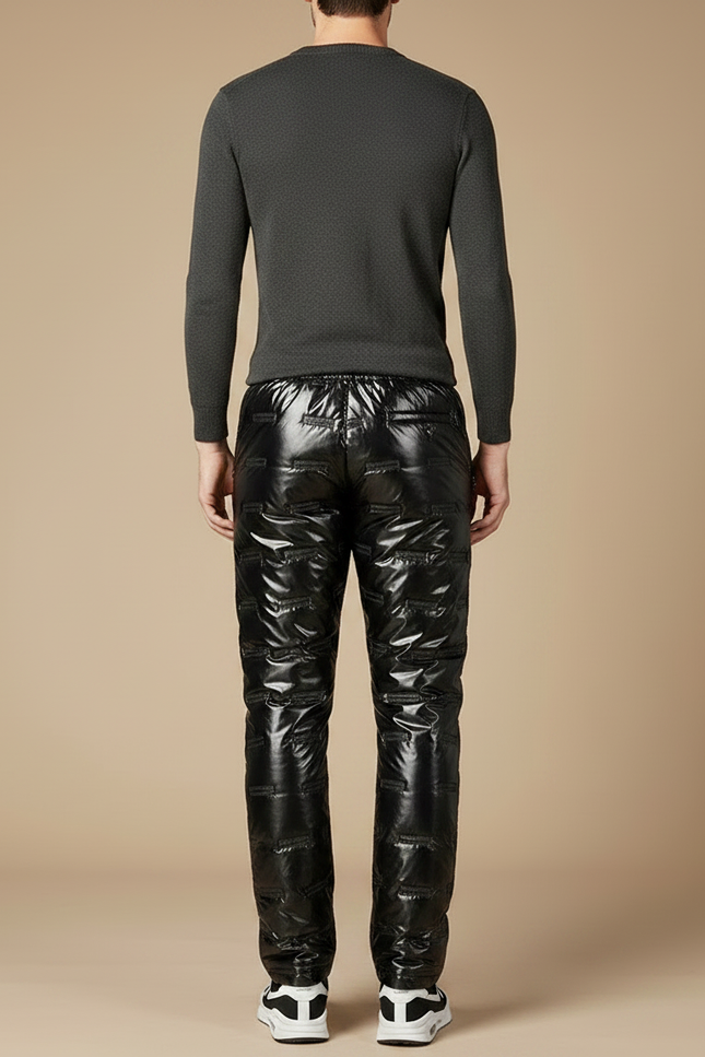 Pantalon De Ski Homme Noir - Polyester - vue 2