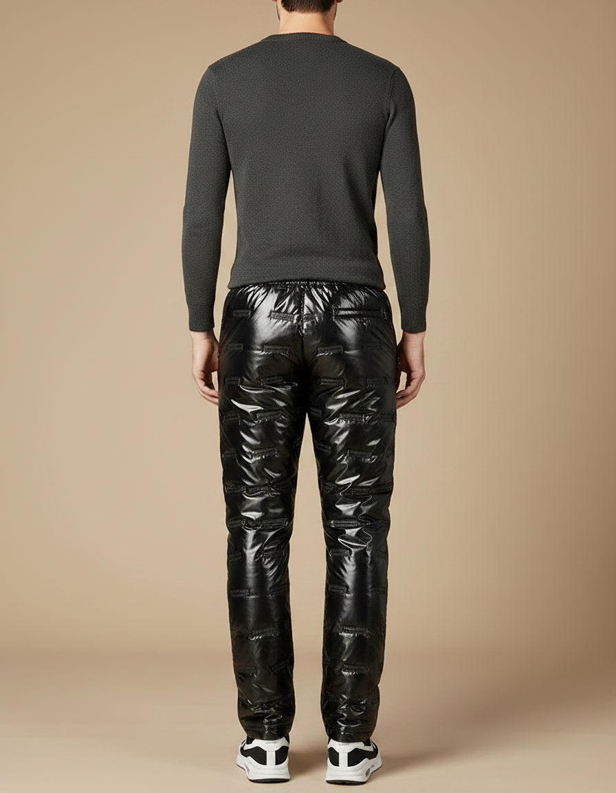Pantalon De Ski Homme Noir - Polyester - vue 2