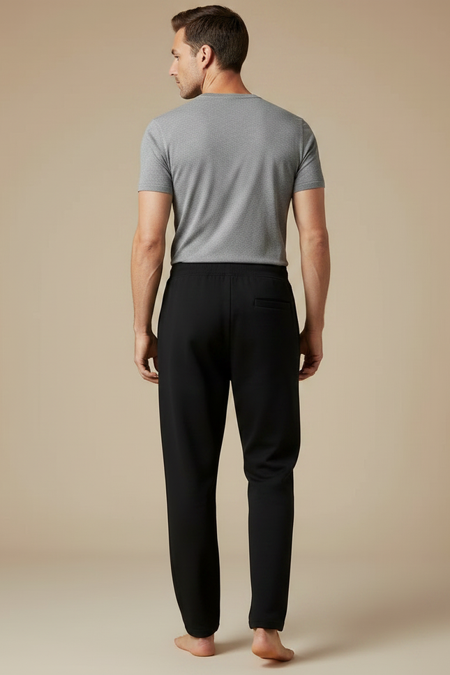 Pantalon Survetement Noir Homme - Molleton - vue 2