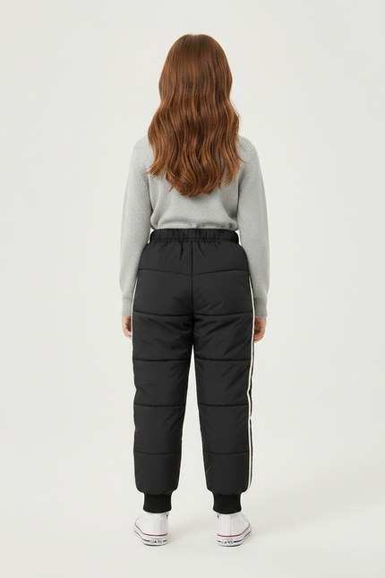 Pantalon Noir De Ski - Polyester - vue 2