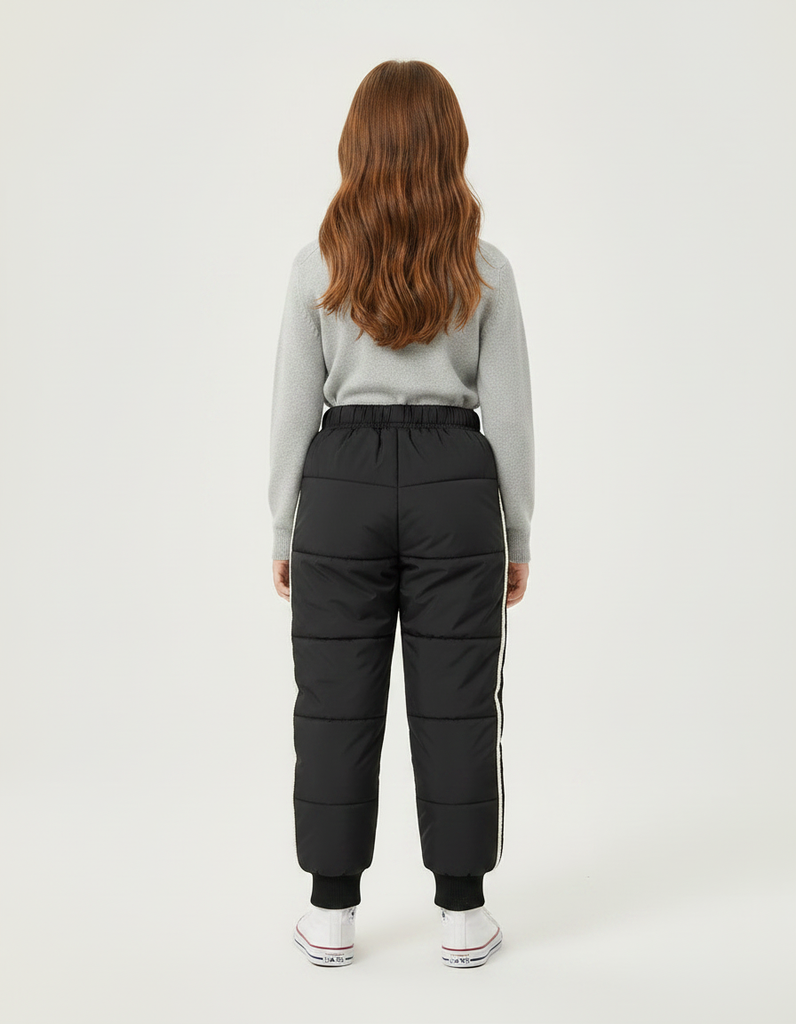 Pantalon Noir De Ski - Polyester - vue 2