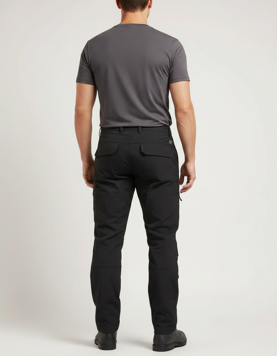Pantalon Sécurité Noir - Polyester - vue 2