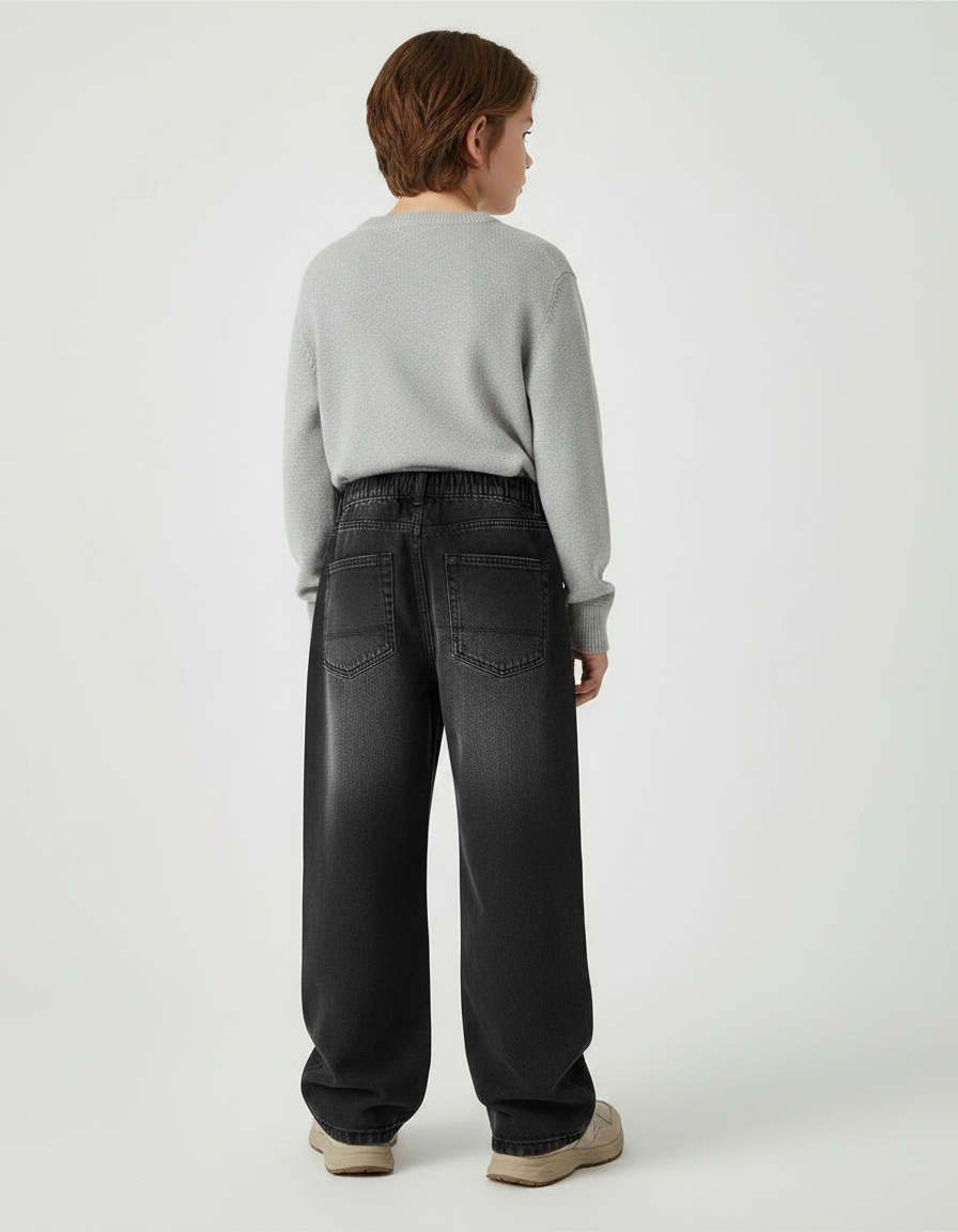 Pantalon Noir Jeans - vue 2