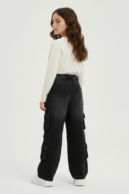 Pantalon Noir 533b - Jean - vue 2