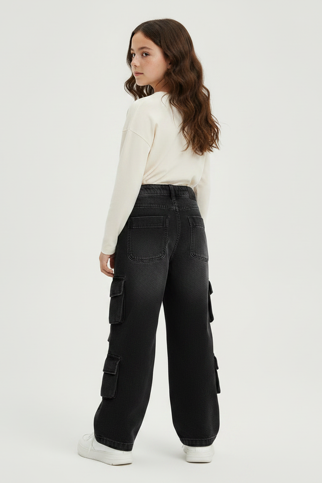 Pantalon Noir 533b - Jean - vue 2