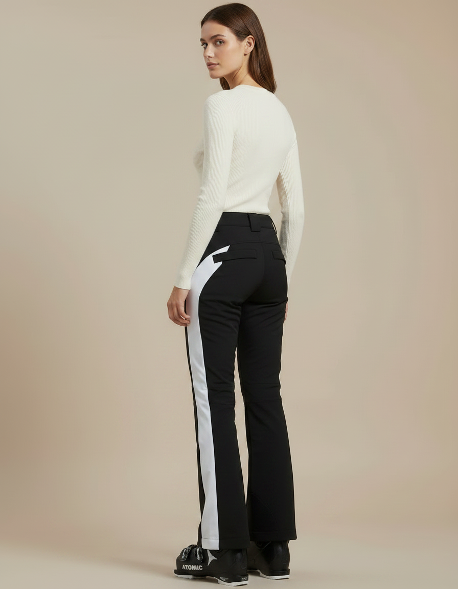 Pantalon De Ski Noir Femme - Polyester - vue 2