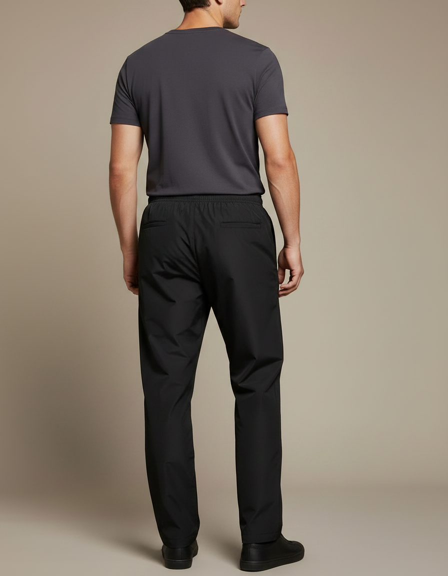 Pantalon Pluie Noir - Polyester - vue 2