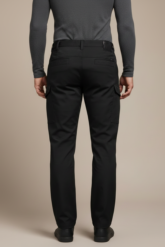 Pantalon Travail Noir - Gabardine - vue 2